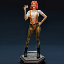 1/24 Resin Model Kit The Fifth Element Leeloo Girl Uncolored Unassembled picture