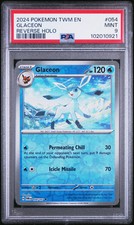 2024 POKEMON TWM EN #054 GLACEON PSA 9 POP 17 TWILIGHT MASQUERADE #54 picture