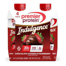 Premier Protein Indulgence Shake, Chocolate Covered Strawberry, 11 fl oz, 4 Ct picture