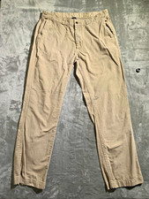 VTG 80s 90s Polo Ralph Lauren Beige Canvas Pants Dry Goods Talon Flat Front EUC picture