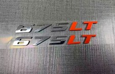 1 Pair For McLaren 675LT Side Marker Side Skirt Stickers picture