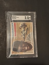 1956 Topps SGC 2.5 - Willie Mays #130 Gray Back Well Centered HOF Giants picture