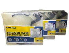 30 PCS New Black VARIOPAC Trigger CD DVD Cases, e-slimcase ejector - New Sealed picture
