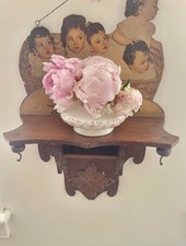 RARE Memorabilia Dionne Quintuplets 1937  One Of A Kind Wood Wall Shelf picture