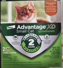 Advantage XD Small Cat Spinetoram Spot-On Treatment, up to 9lb 4 month supply picture