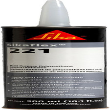 Sikaflex-221 Polyurethane Sealant Adhesive 10.1oz Black, Paintable Bond picture