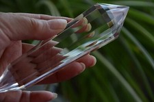 Real Himalayan High Altitude 99% Clear 13 Sided Crystal Point Quartz Vogel wand picture