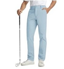 Rouen Golf Pants Men 8 Pockets Water Resistant Flat Front - 38x30