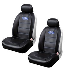 New 2 Seat Covers Set Ford Elite Logo Sideless Car Truck Front picture