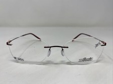 Silhouette Austria 5500 BD 3040 54-17-135 Red Wine Eyeglasses Frame PN40 picture