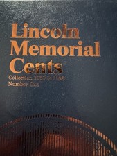 1959-1998 Lincoln Cent Folder With 90 Coins picture