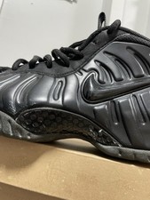 Nike Air Foamposite Pro Triple Black 630304 002 Size 9.5 Vintage 2004 picture