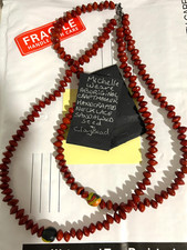 2 necklaces: Michelle Weare Aboriginal Handcrafted Sandalwood Seed & Clay Bead picture