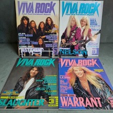 VIVA ROCK Music Magazine  Set of 4 Issues 1991 HR/HM picture