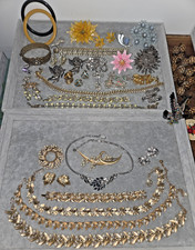 Beautiful Vintage Lot Costume Jewelry Many Signed picture