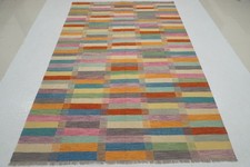 7x10 ft Multicolor Kilim Afghan Handmade Wool Area Rug picture