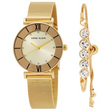Anne Klein AK-3780CHGBST  Gold-tone Dial 32 mm Women's Watch New picture