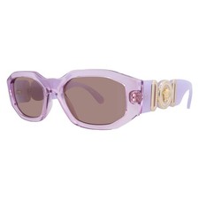 Versace Light Brown Geometric Ladies Sunglasses VE4361 552663 53 VE4361 552663 picture