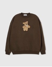 NWT Sticky Zoo TEDDY BEAR SWEATSHIRT Brown Unisex size 2XL picture