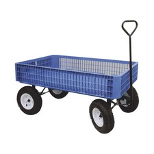 Farm-Tuff Crate Garden Wagon, 600-lb. Capacity, 46in.L x 30in.W, Model# BCH06 picture
