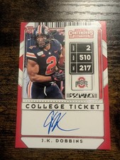 2020 Panini Contenders Draft Picks - RPS Variation B J.K. Dobbins #114 (AU, RC) picture