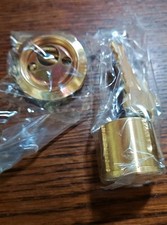 Segal SE 70007 Lock Cylinder,  Solid Brass Brushed  picture