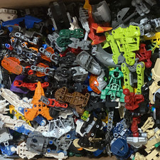 Lego 100 Random Bionicle Technic and / or Hero Factory Pieces Parts Bulk Genuine picture