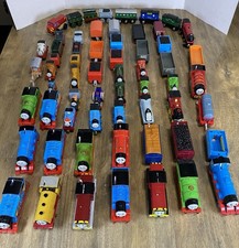 Huge Lot Thomas & Friends 54 Mixed Motorized & Pull Train Cars Please Read  picture