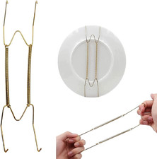8 10 12 14 16Inch Plate Hangers for Walls Dish Stainless Steel Decorative picture