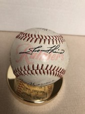1962 Seattle Rainier Autograph Baseball  PCL League 24 Players picture
