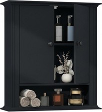 Bathroom Wall Cabinet, Over The Toilet Storage With Adjustable Shelf picture