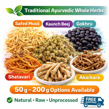 Safed Musli Kaunch Beej Ashwagandha Shatavari Gokhru Akarkara Whole Herbs picture