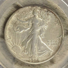 1916-S Walk Liberty Half Dollar As shown in the figure - Very Fine Condition picture