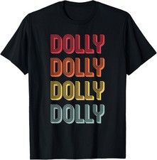 DOLLY Gift Name Personalized Retro Vintage 80s 90s Birthday T-Shirt picture