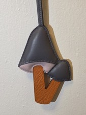 Hermes Mushroom Bag Charm in Grey/Orange/Pink picture