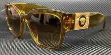 VERSACE VE4437U 53472L Transparent Honey Women's 54 mm Sunglasses picture