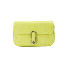 Marc Jacobs The Mini Shoulder Bag Yellow Embossed Crossbody picture