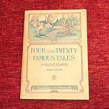 Four and Twenty Famous Tales Anna G Clark 1923 Antique School Reader Hall picture