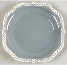 🌿 Vintage Harkerware Charleston Grey Serving Platter 🌿 picture