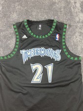 Adidas Minnesota Timberwolves Garnett 21 Jersey Size XL +2 Black picture