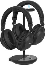SIMOLIO 737D2 Plus Wireless TV Headphones for Seniors, No Delay, By-Pass, 50M picture