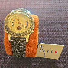 FILA YACHT  Timer Quartz Compass Bezel 39mm Stainless Silver White Dial picture