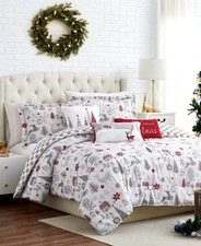 New Holly Jolly Lane 5-Piece Microfiber Twin / Twin XL Comforter Set picture