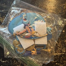 RunDisney Springtime Surprise 2026 Challenge Medal Aladdin Genie New Sealed picture