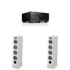 Focal Bundle: 2x Vestia No3 Light Wood Floorstanding Speakers with RX-A4A Rec... picture