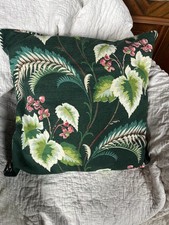 1930s-1940s Vintage Barkcloth  Fabric Pillowcase Homemade  picture