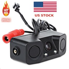US-3 in1 Car Parking Reversing Sensor Radar Rear View Backup Night Vision Camera picture