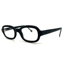 l.a.Eyeworks SKAGG 101 Eyeglasses Frames Black Rectangle Full Rim 48-22-135 picture