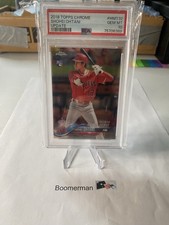 2018 Topps Chrome Update Rookie Debut Shohei Ohtani #HMT32 RC- PSA 10 picture