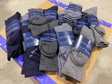Bombas Calf Socks Large Assorted Gray Solid 12-Pack | Virgin Atlantic  | NWT picture